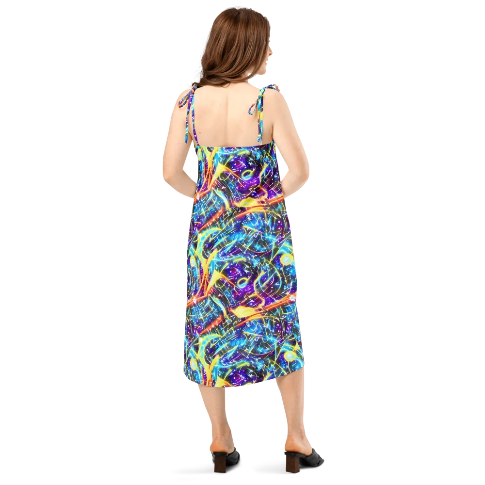 Mutant Nebula on Slip Dress — Back
