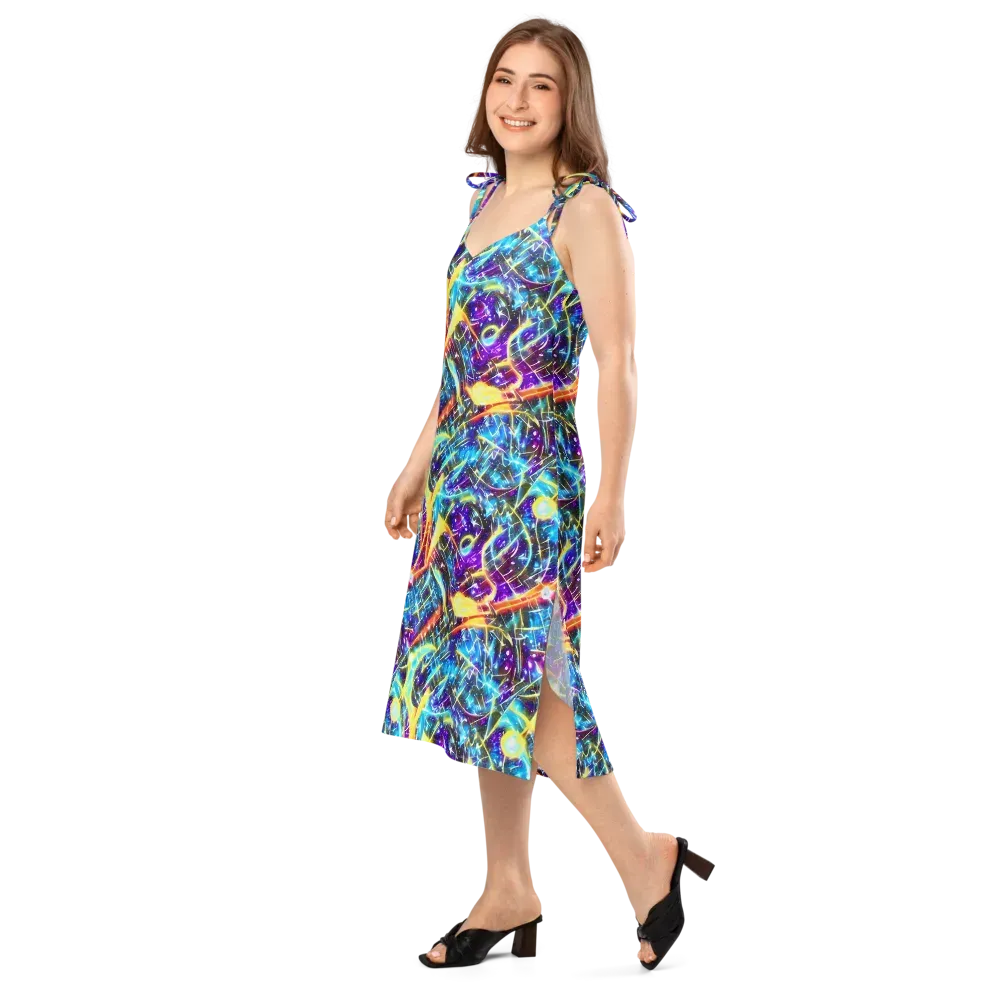 Mutant Nebula on Slip Dress — Left Front