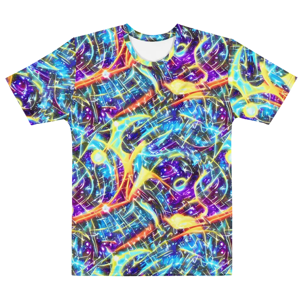 Mutant Nebula on Men's Cotton Crew Neck T-Shirt — Front