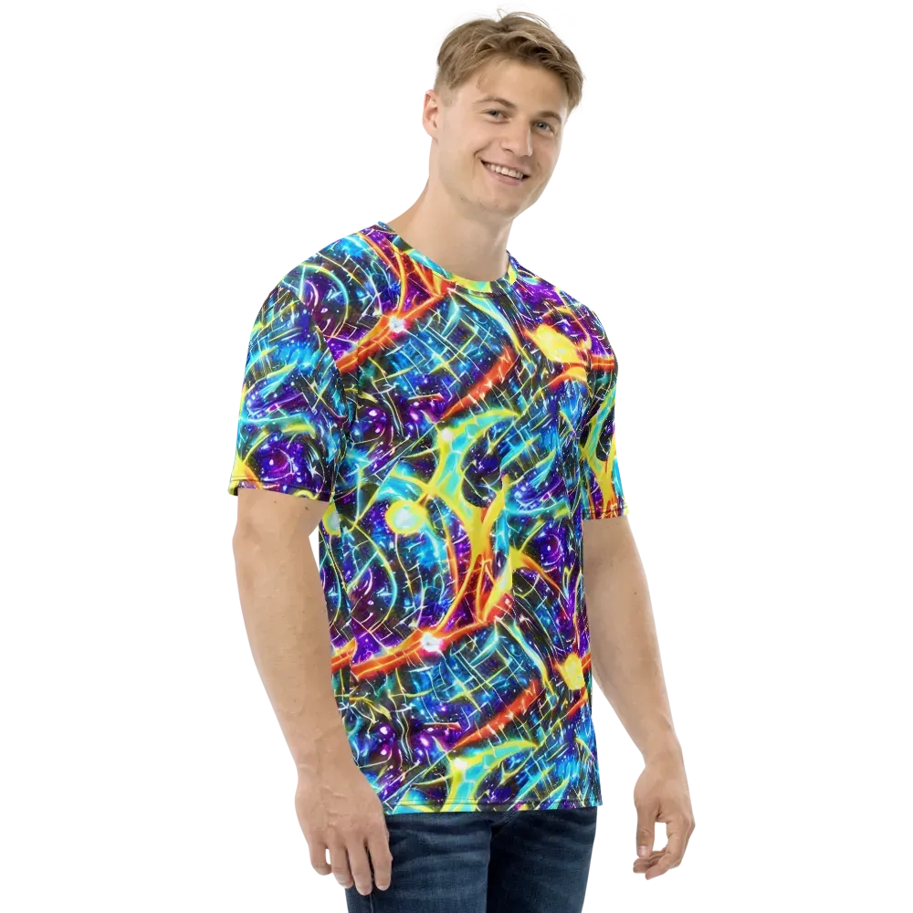 Mutant Nebula on Men's Crew Neck T-Shirt — Right
