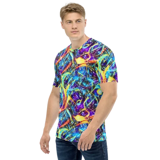 Mutant Nebula on a Men's Crew Neck T-Shirt
