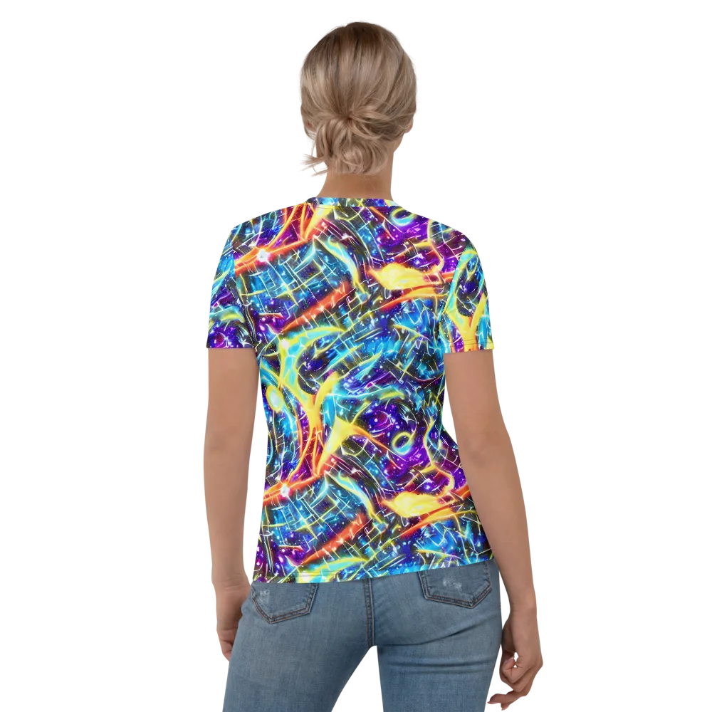 Mutant Nebula on Women's Crew Neck T-Shirt — Back