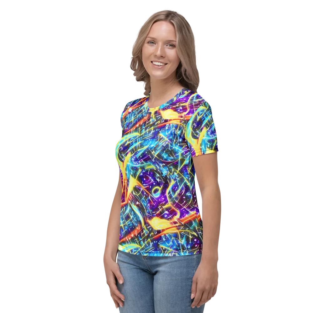 Mutant Nebula on Women's Crew Neck T-Shirt — Left