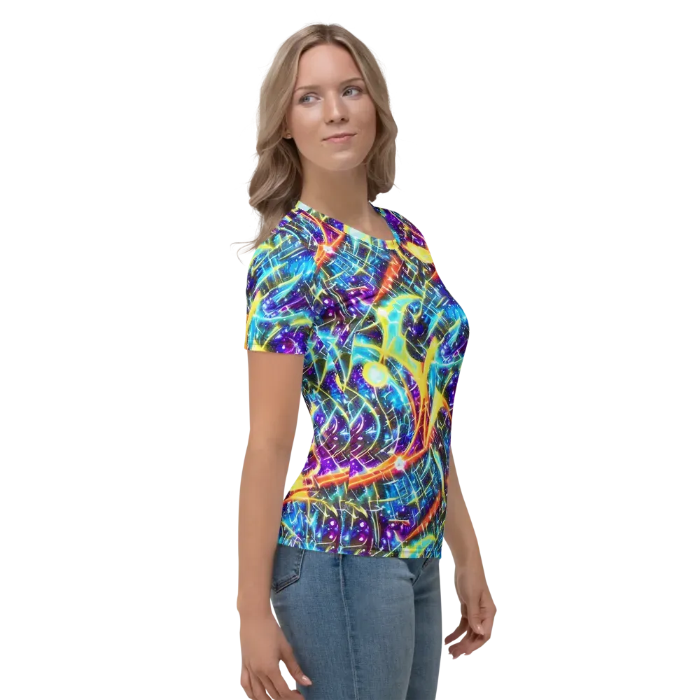 Mutant Nebula on Women's Crew Neck T-Shirt — Right