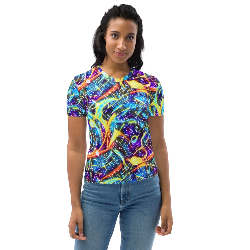 Mutant Nebula on Women's Crew Neck T-Shirt — Front