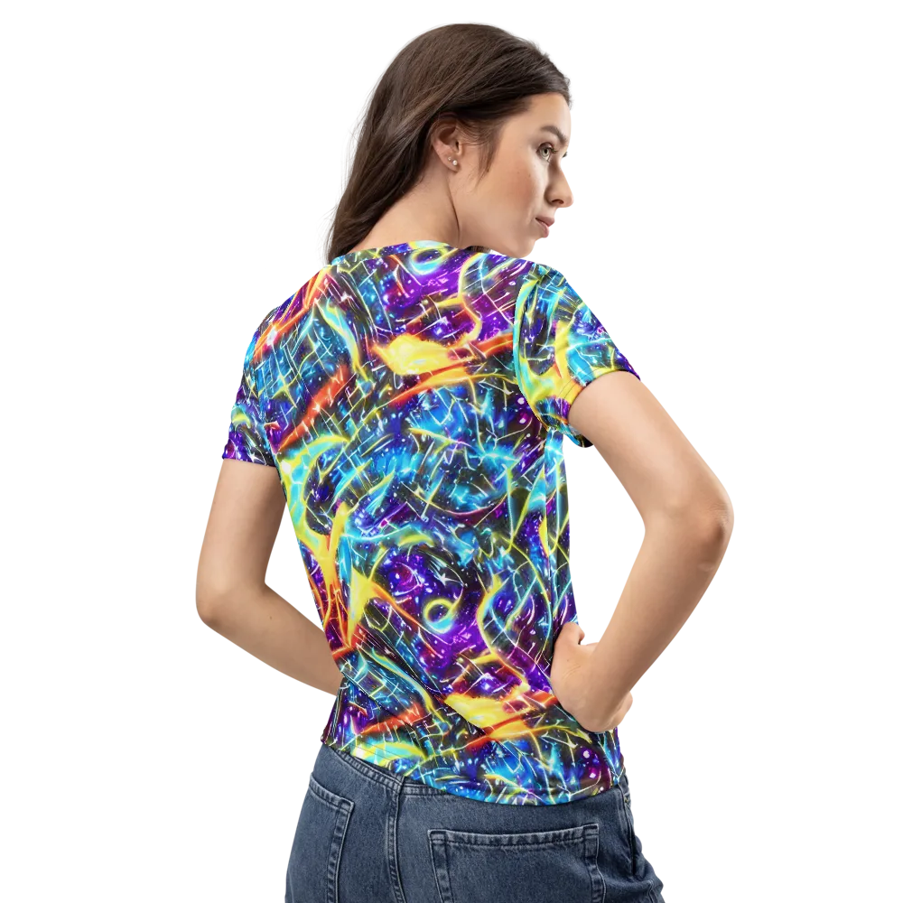 Mutant Nebula on Women's Crew Neck T-Shirt — Back