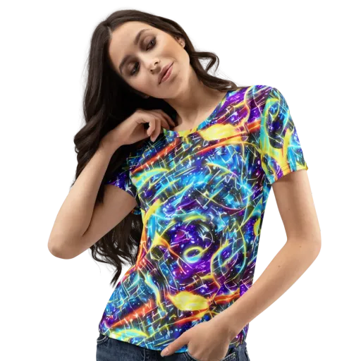 Mutant Nebula on a Women's Crew Neck T-Shirt