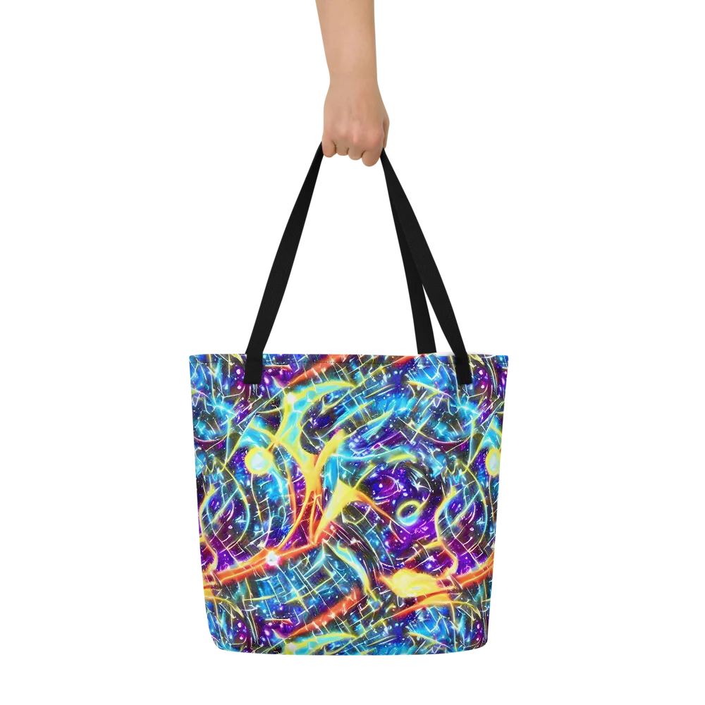 Mutant Nebula on Large Tote Bag W/ Pocket — Front