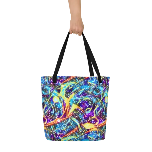 Mutant Nebula on a Large Tote Bag W/ Pocket