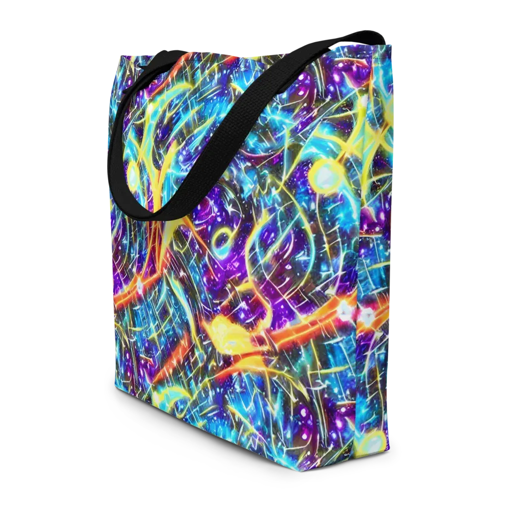 Mutant Nebula on Large Tote Bag W/ Pocket — Front