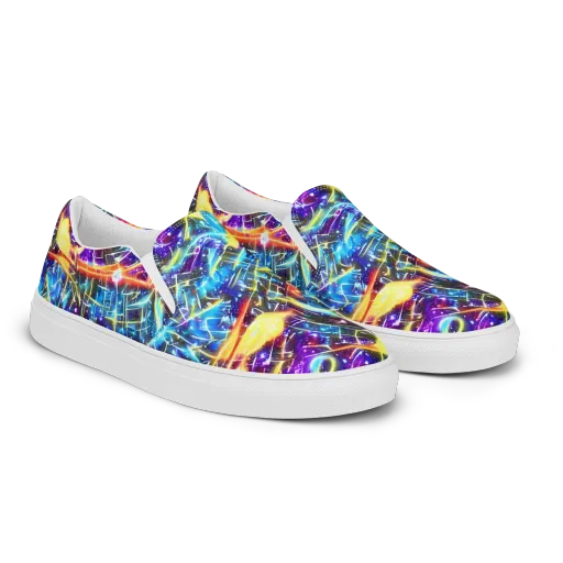 Mutant Nebula on a Women's Slip-On Canvas Shoes