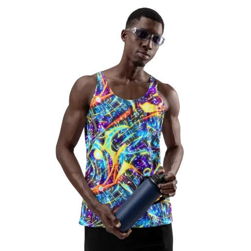 Mutant Nebula on a Men's Tank Top
