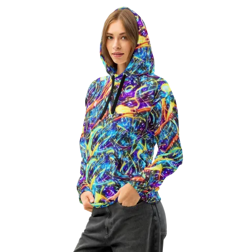 Mutant Nebula on a Cotton Hoodie