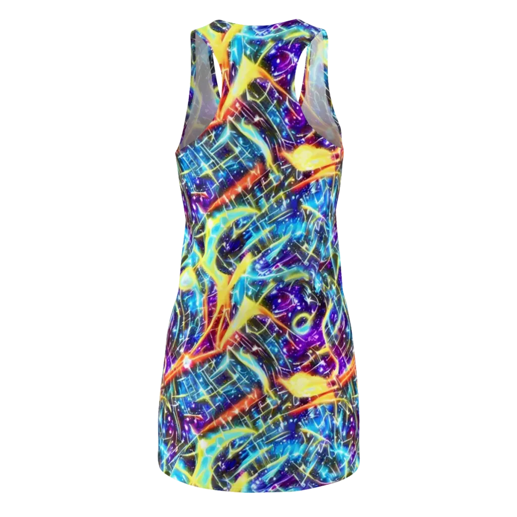 Mutant Nebula on Racerback Dress — Back
