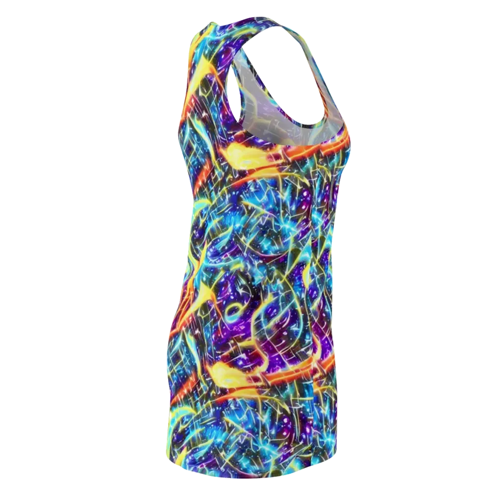 Mutant Nebula on Racerback Dress — Back Side