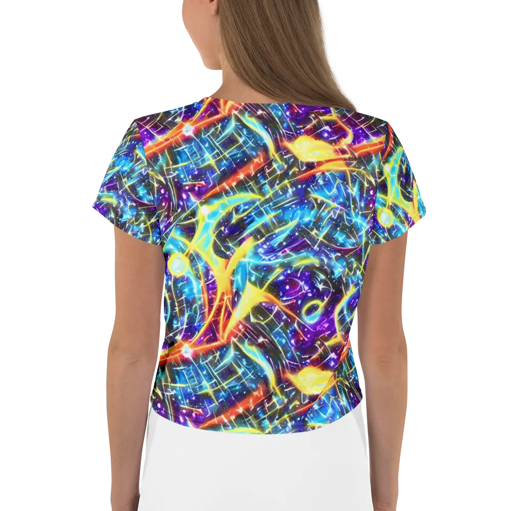 Mutant Nebula on Crop Tee — Back