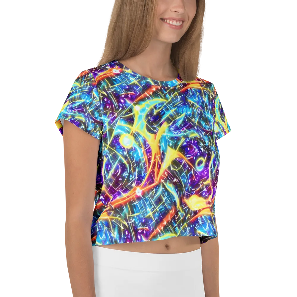 Mutant Nebula on Crop Tee — Right
