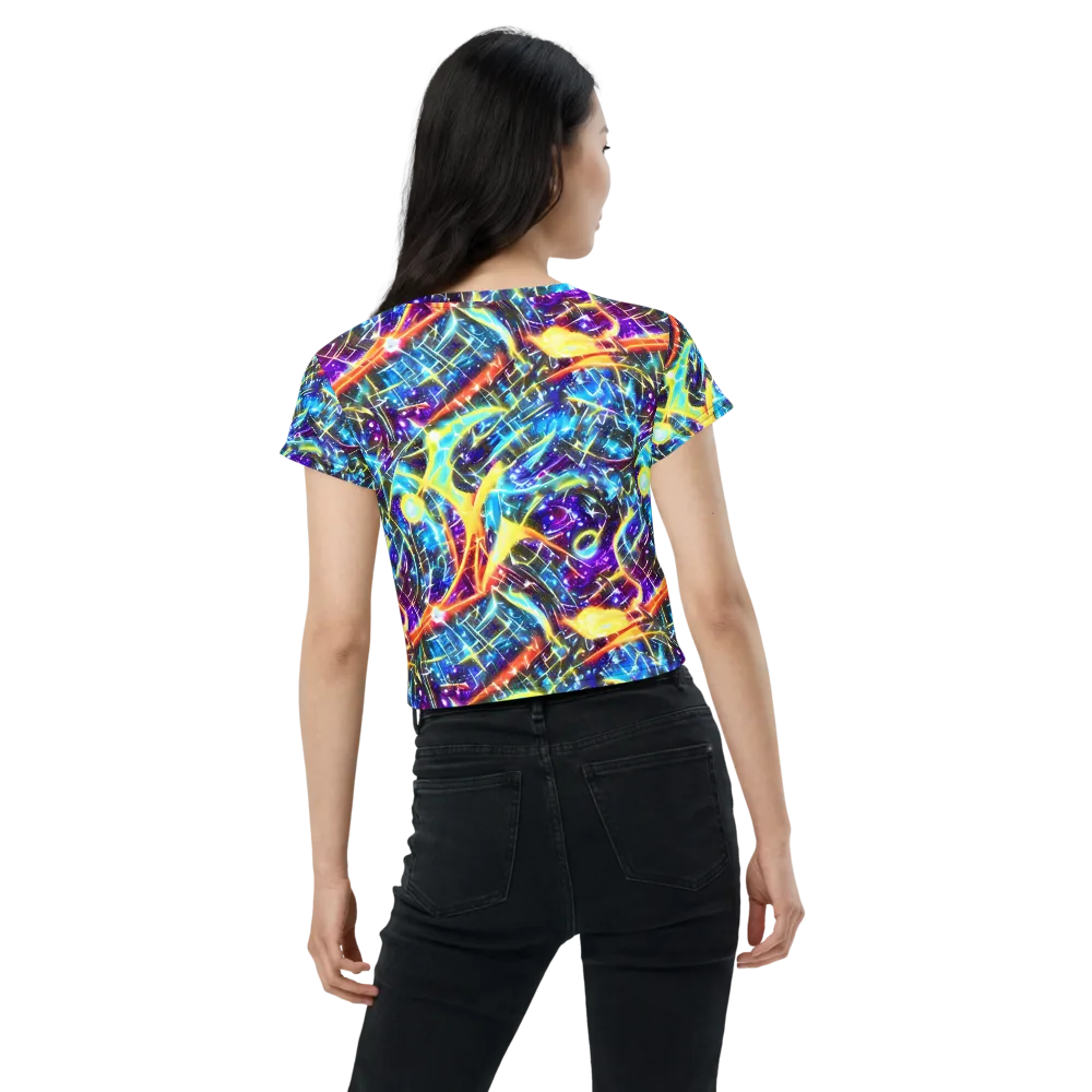 Mutant Nebula on Crop Tee — Back