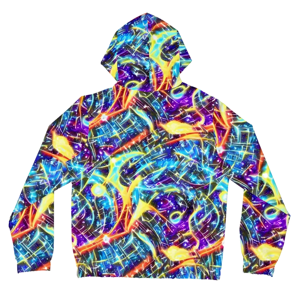 Mutant Nebula on Women's Full-Zip Hoodie — Back