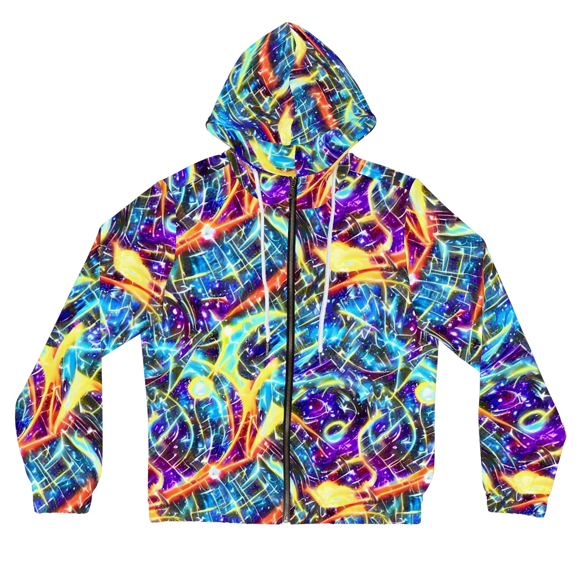 Mutant Nebula on Women's Full-Zip Hoodie — Front