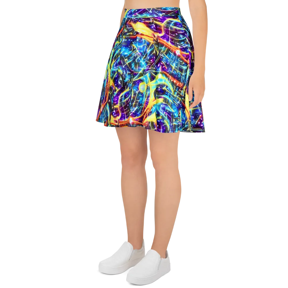 Mutant Nebula on Skater Skirt — Left