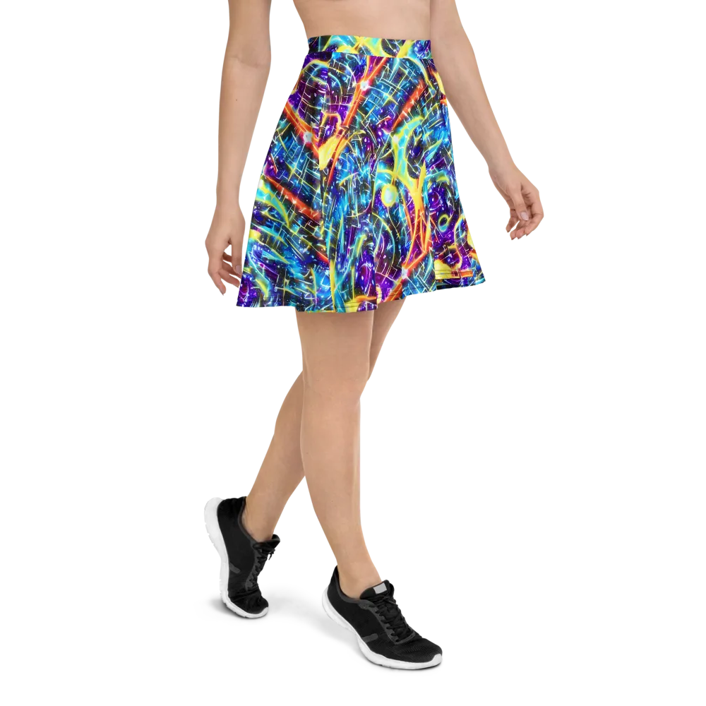Mutant Nebula on Skater Skirt — Right