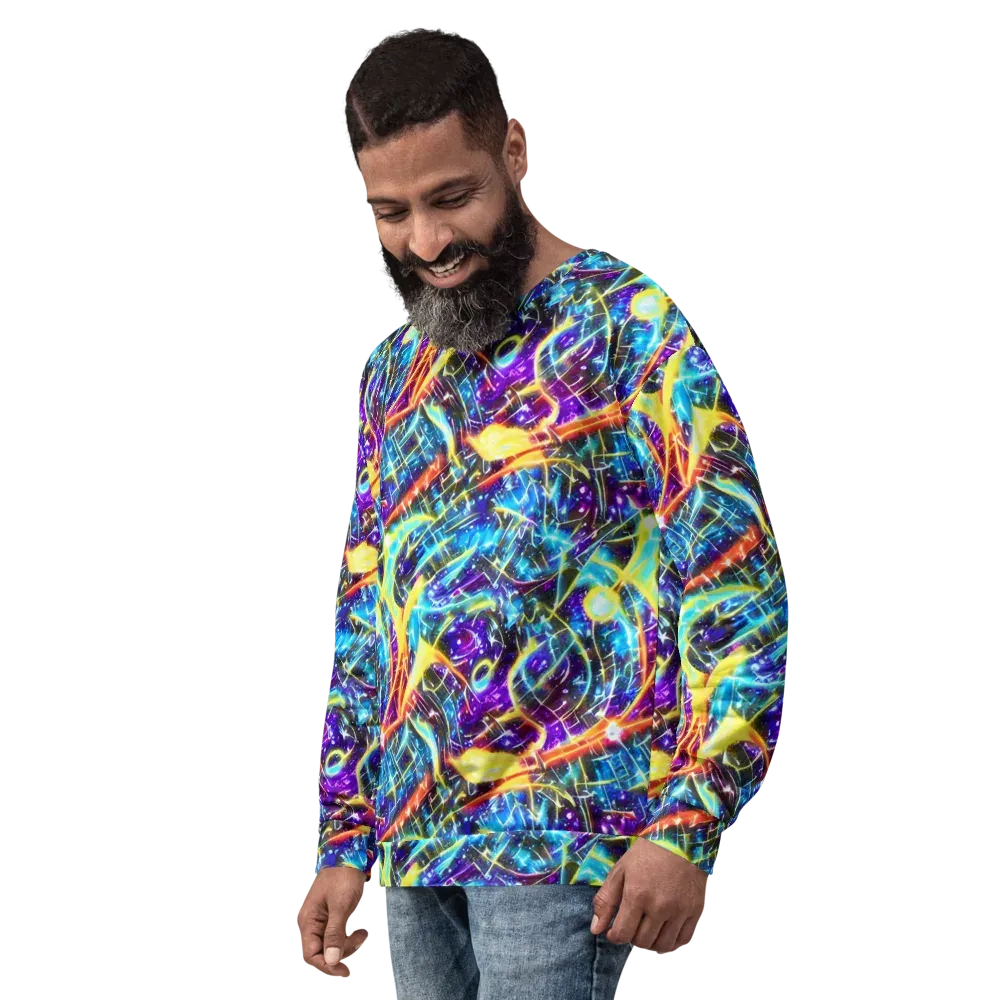 Mutant Nebula on Sweatshirt — Left Front