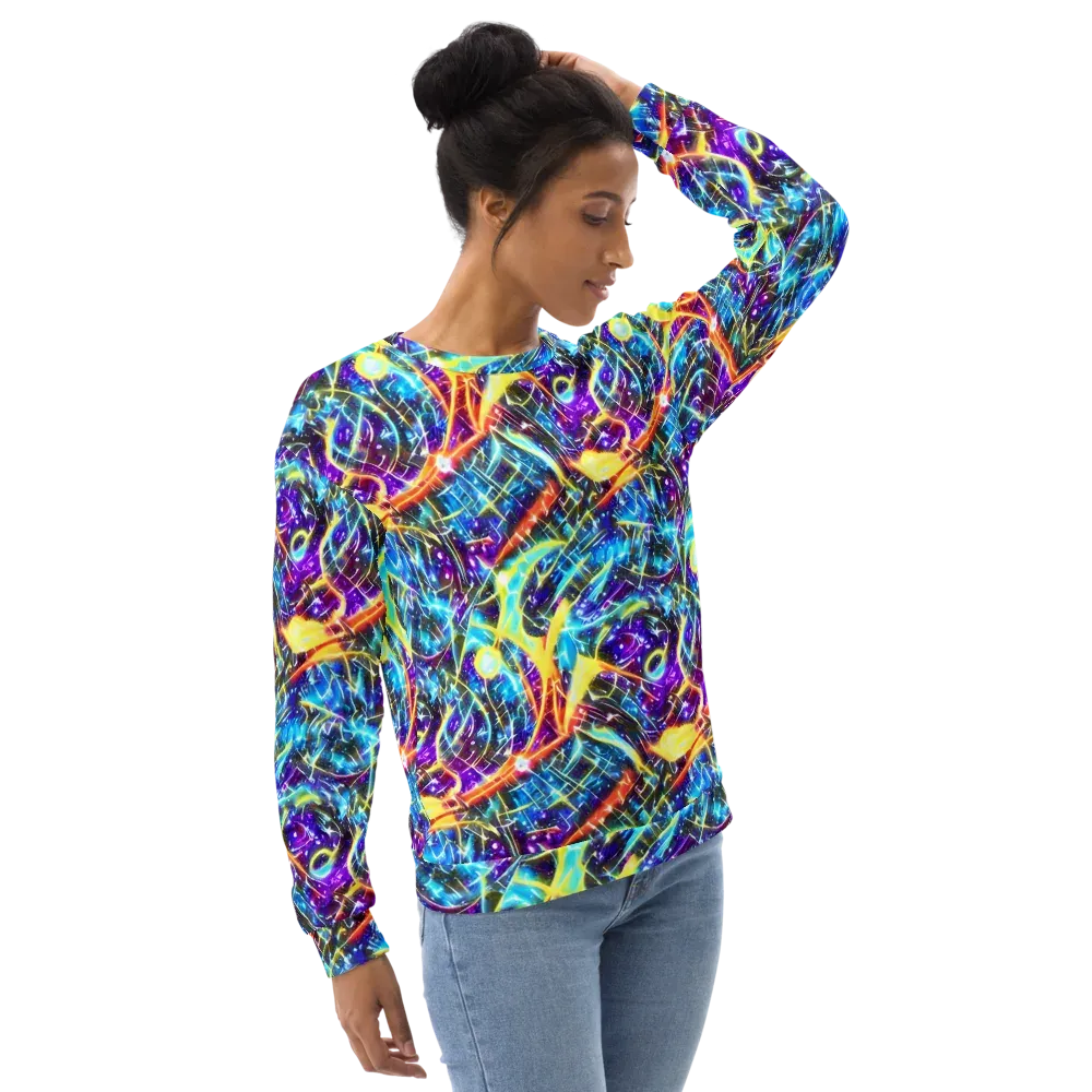 Mutant Nebula on Sweatshirt — Right Front