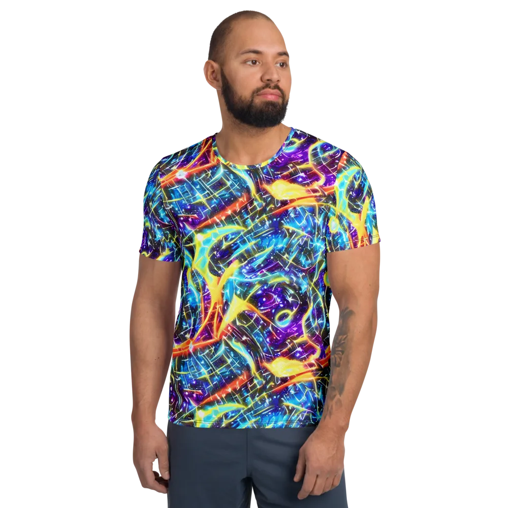Mutant Nebula on Men's Athletic T-Shirt — Front