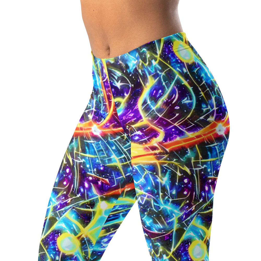 Mutant Nebula on Leggings — Left Front