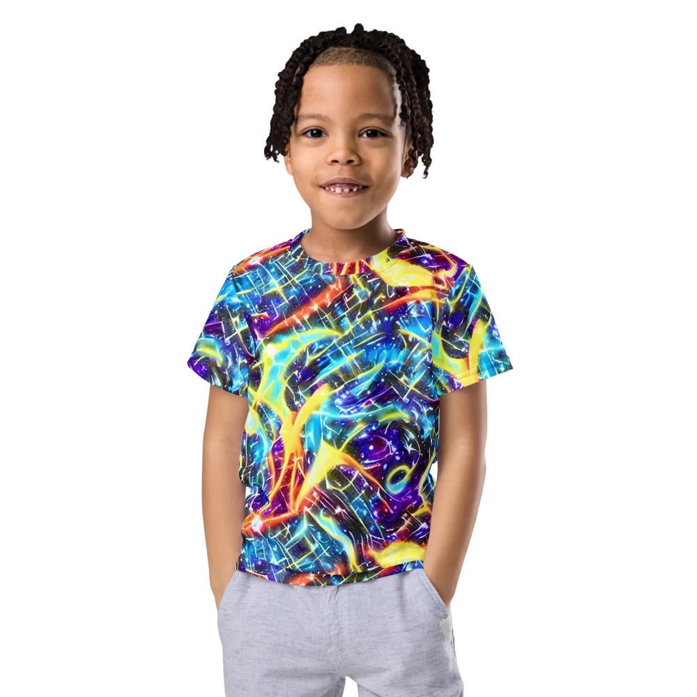 Mutant Nebula on Kids Crew Neck T-Shirt — Front
