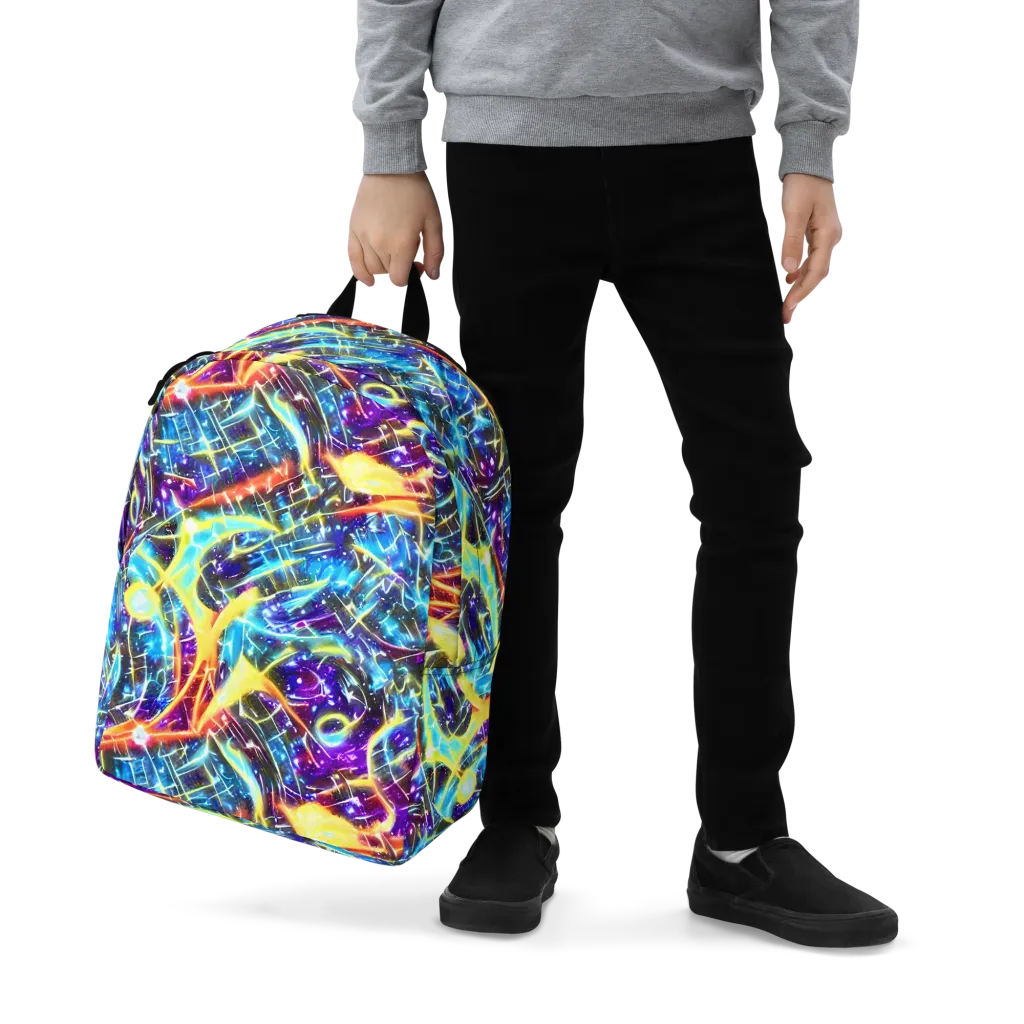 Mutant Nebula on Minimalist Backpack — Zoomed-in