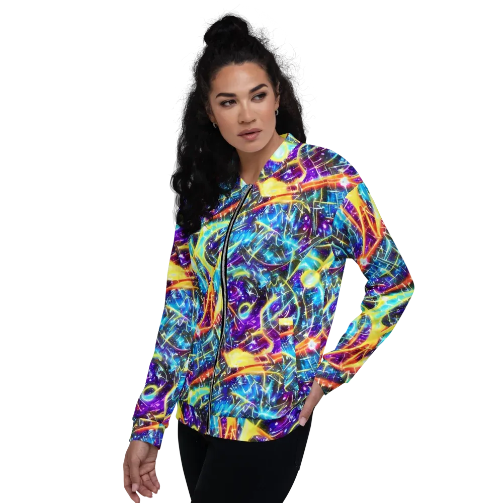 Mutant Nebula on Bomber Jacket — Left