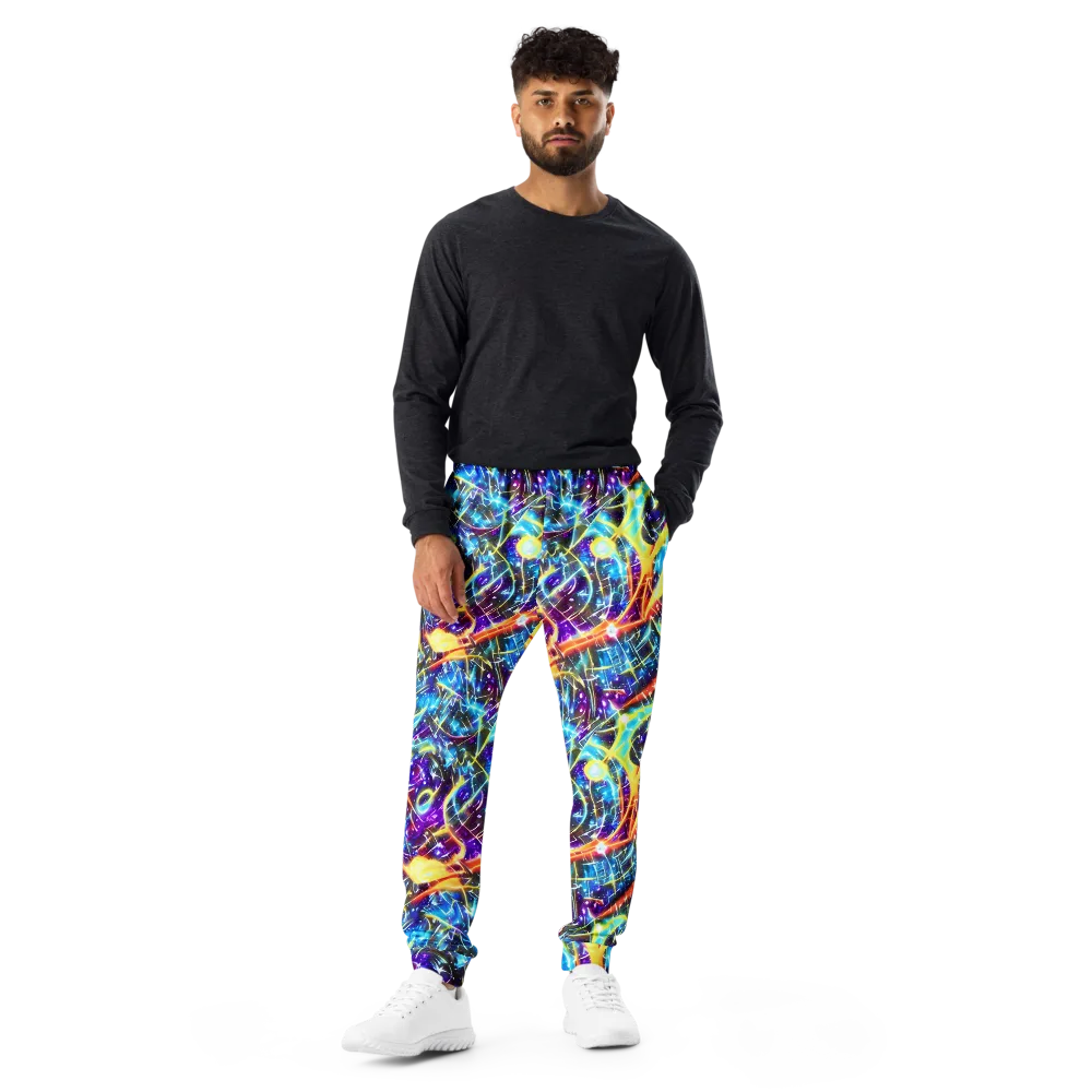 Mutant Nebula on Men's Joggers — Front