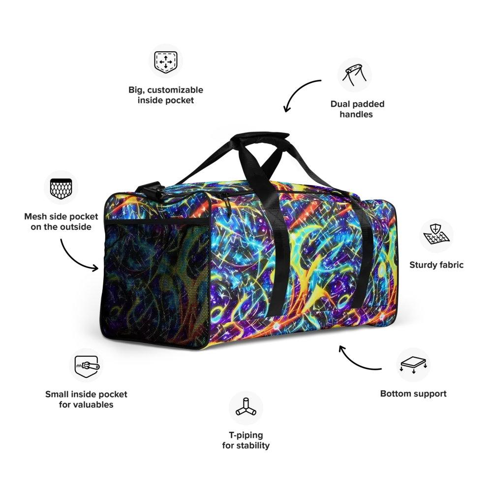 Mutant Nebula on Duffle Bag — Right Front