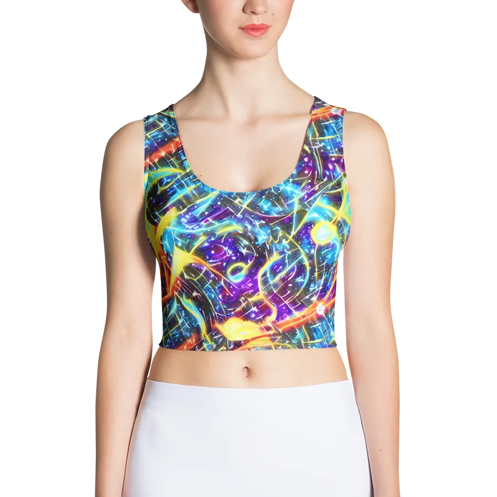 Mutant Nebula on Crop Top — Front