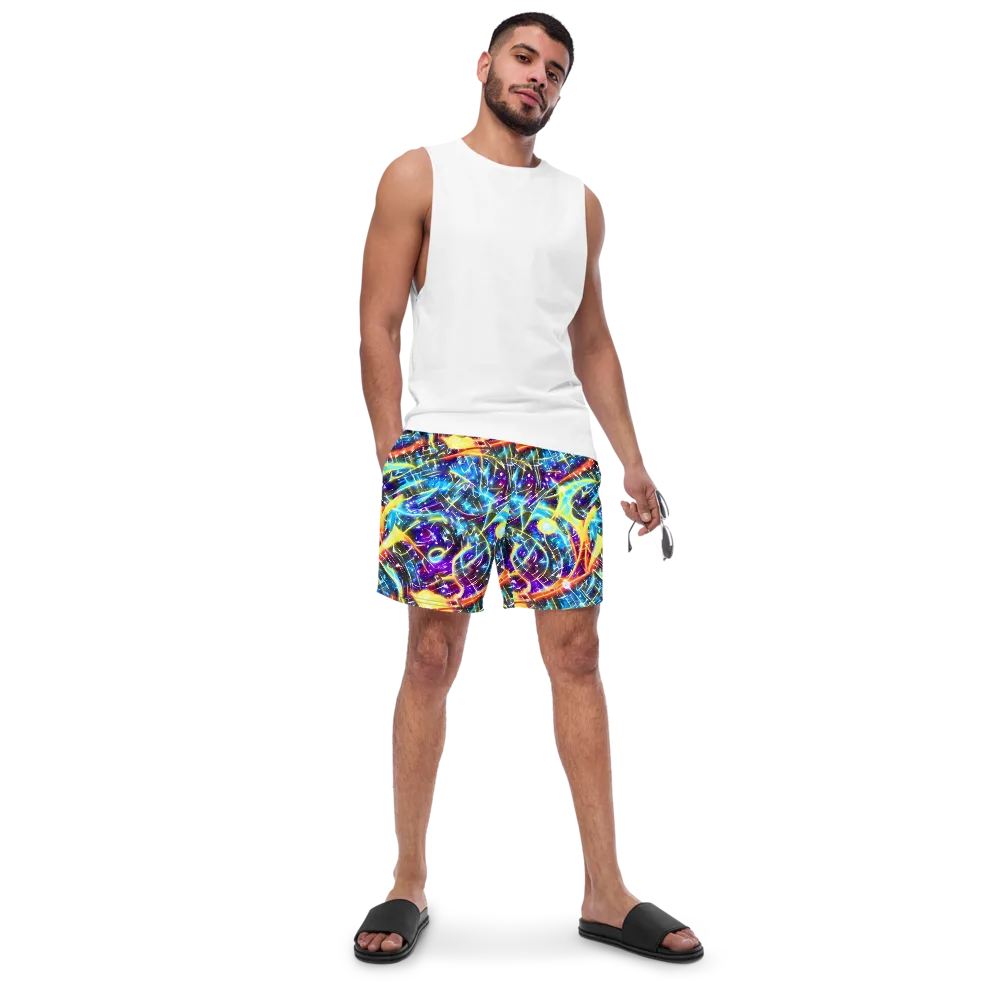 Mutant Nebula on Swim Trunks — Front
