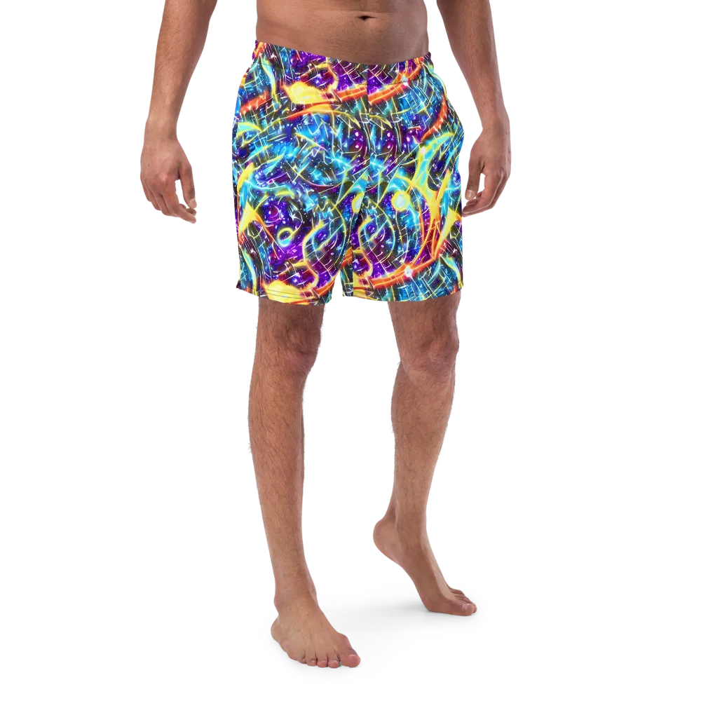 Mutant Nebula on Swim Trunks — Front