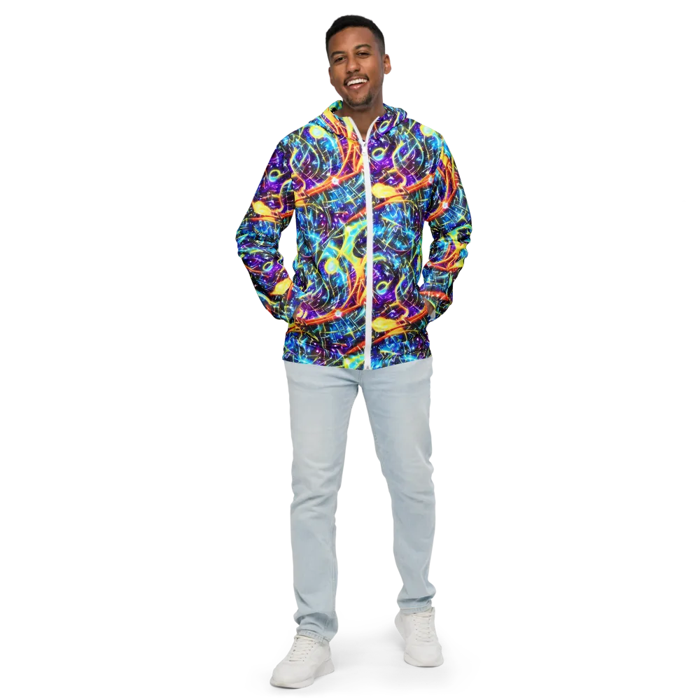 Mutant Nebula on Men's Windbreaker — Front