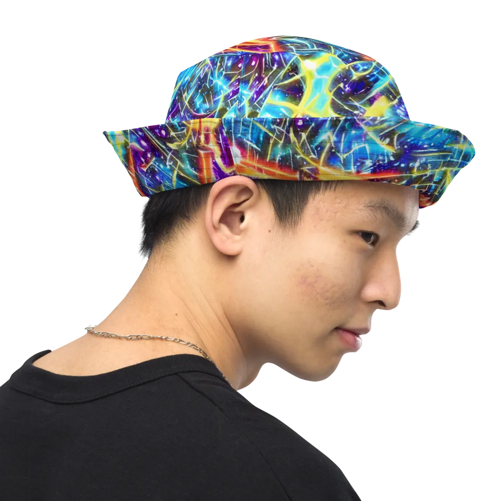 Mutant Nebula on Reversible Bucket Hat — Right Outside