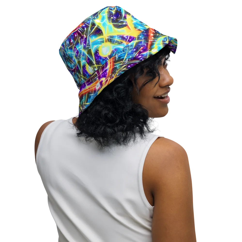 Mutant Nebula on Reversible Bucket Hat — Right Outside