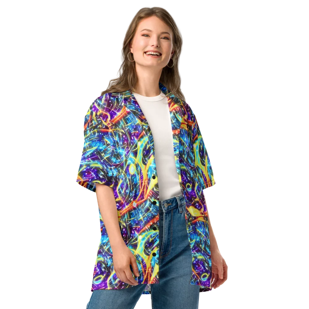 Mutant Nebula on Button Shirt — Front