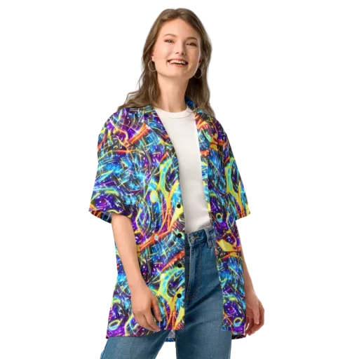 Mutant Nebula on a Button Shirt