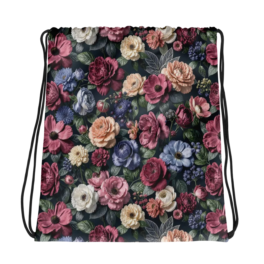 Dusky Botanica on Drawstring Bag — Photo