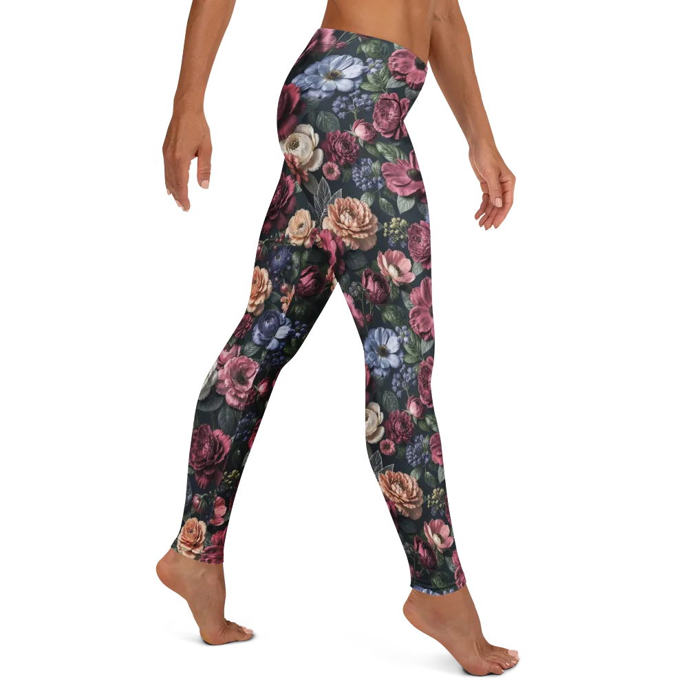 Dusky Botanica on Leggings — Right