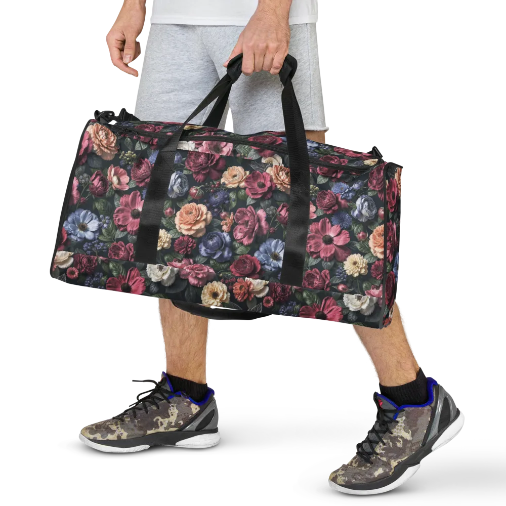 Dusky Botanica on Duffle Bag — Front