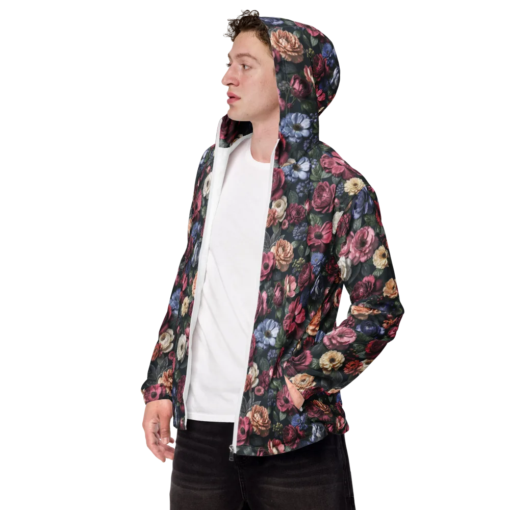 Dusky Botanica on Men's Windbreaker — Left Front