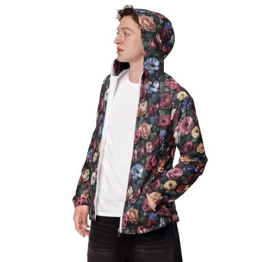 Dusky Botanica on a Men's Windbreaker