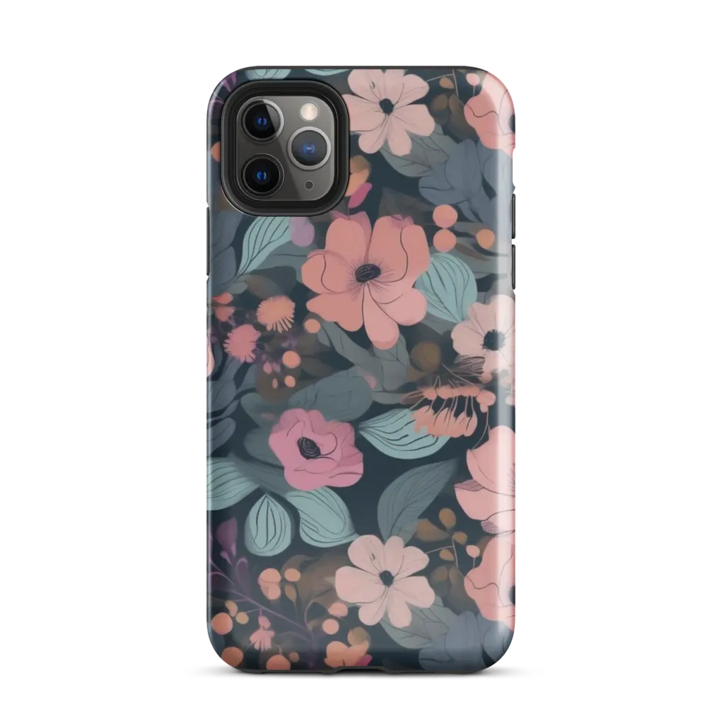 Midnight Poppy on Tough Case for iPhone® — Front