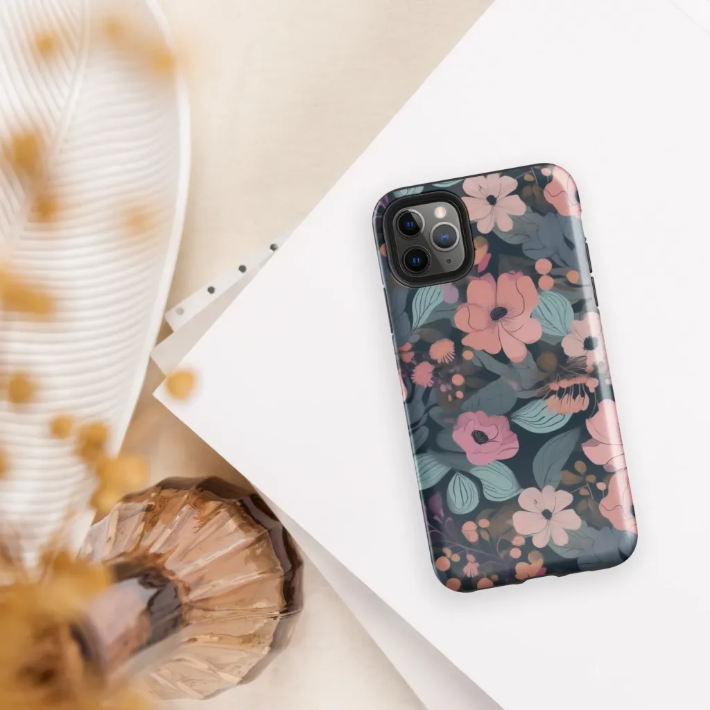 Midnight Poppy on Tough Case for iPhone® — Front